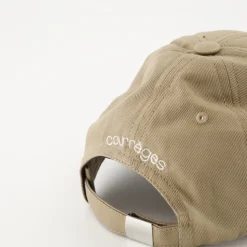 Casquette brodée beige Automne-Hiver 2025