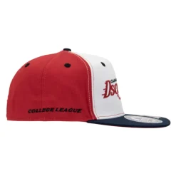 Casquette de baseball brodée avec détail en silicone