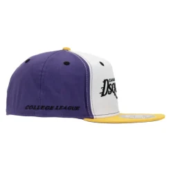 Casquette de baseball brodée avec détail en silicone