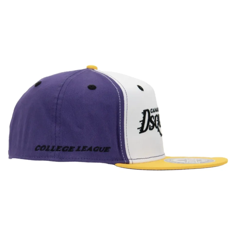 Casquette de baseball brodée avec détail en silicone