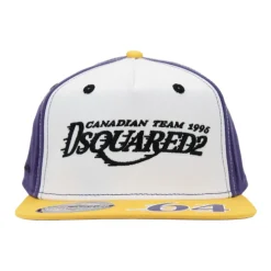 Casquette de baseball brodée avec détail en silicone