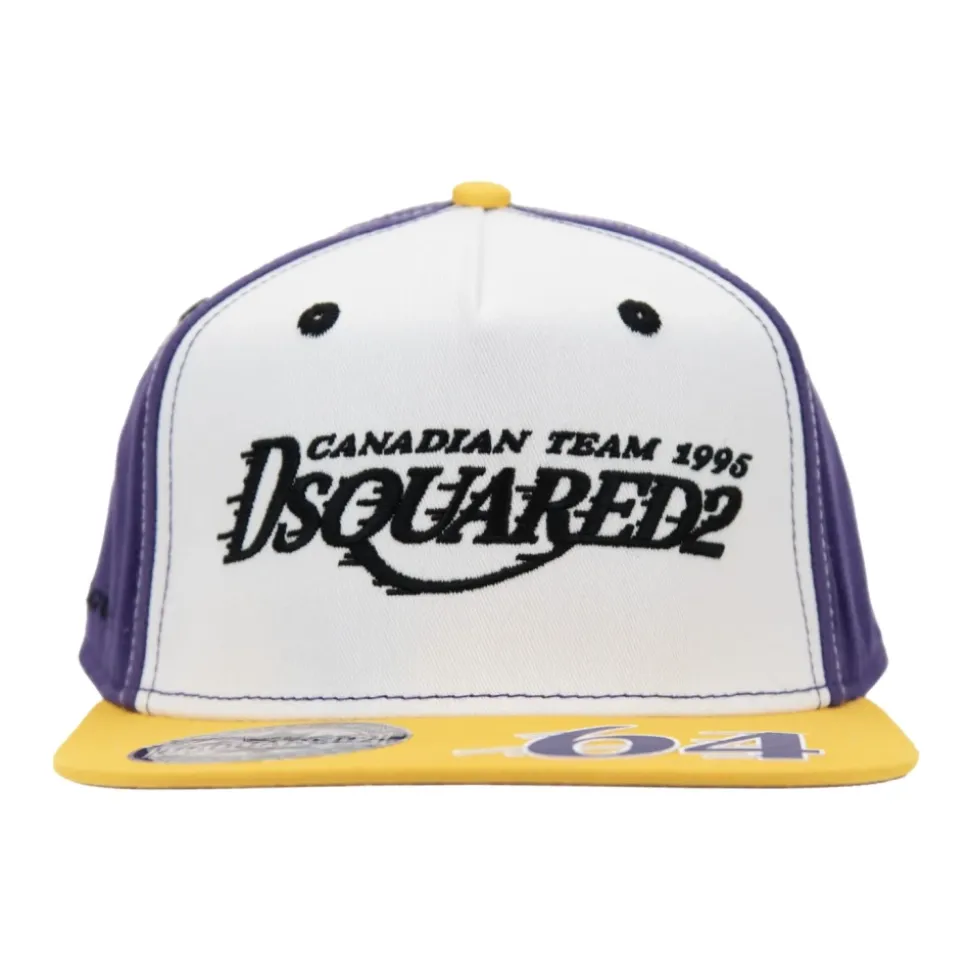 Casquette de baseball brodée avec détail en silicone