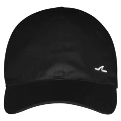 Casquette de Baseball en Coton Noir avec Aileron de Requin