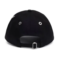 Casquette en gabardine de coton aspect peau de pêche