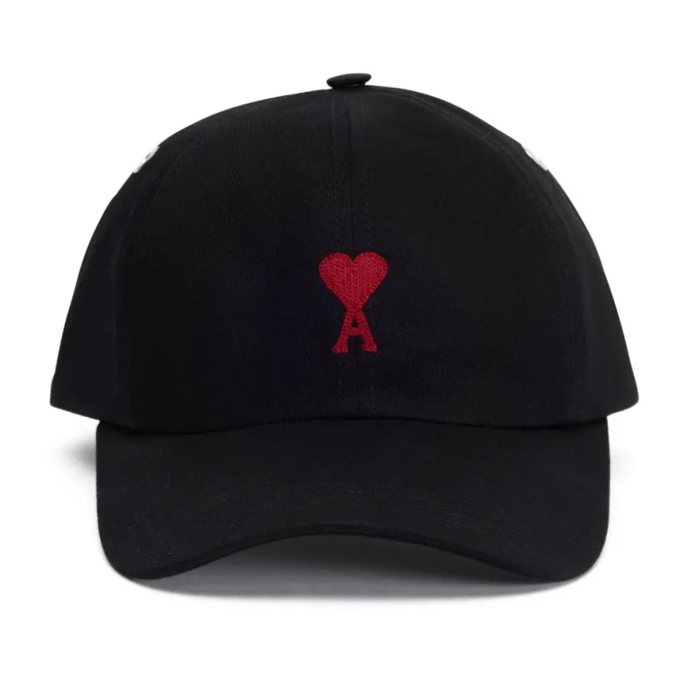 Casquette en gabardine de coton aspect peau de pêche