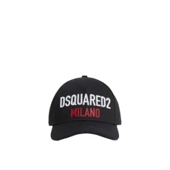 Casquette en Gabardine de Coton Brodée
