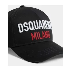 Casquette en Gabardine de Coton Brodée