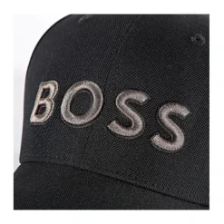 Casquette en piqué stretch avec logo 3D brodé