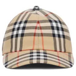 Casquette tartan avec visière