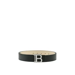 Ceinture B en Cuir Lisse