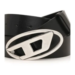 Ceinture en cuir avec boucle Oval D
