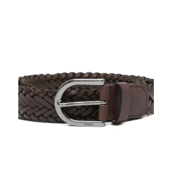 Ceinture en cuir tressé