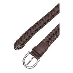 Ceinture en cuir tressé