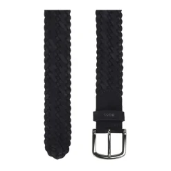 Ceinture en cuir tressé