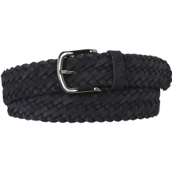 Ceinture en cuir tressé
