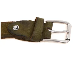 Ceinture en daim effet vintage