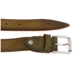 Ceinture en daim effet vintage