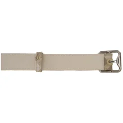 Ceinture Homme à Carreaux en Cuir