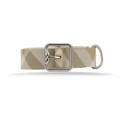 Ceinture Homme à Carreaux en Cuir