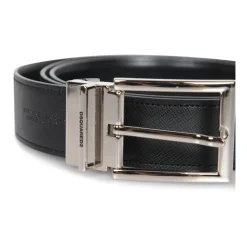 Ceinture Élégante en Cuir avec Boucle Polie
