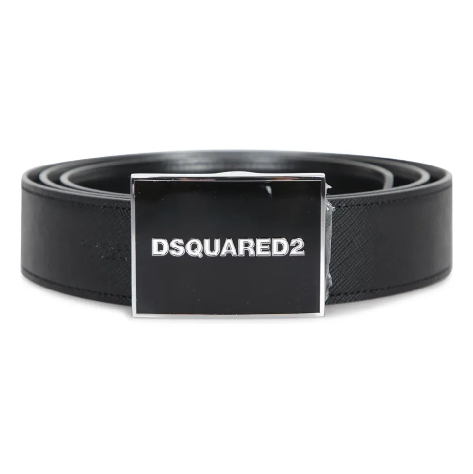 Ceinture Élégante en Cuir avec Boucle Polie