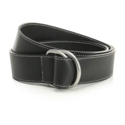 Ceinture Souple en Cuir avec Double Boucle 35 mm