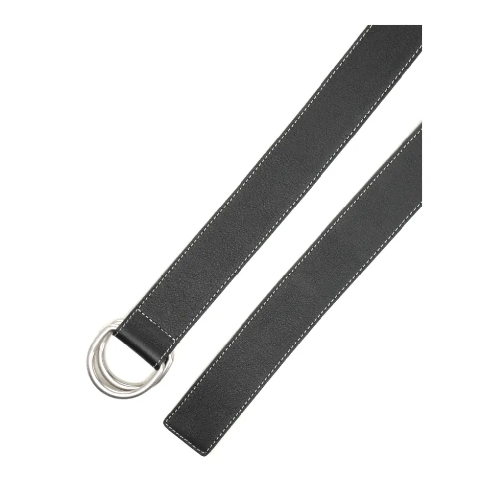 Ceinture Souple en Cuir avec Double Boucle 35 mm