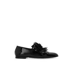 Chaussures avec application en tulle