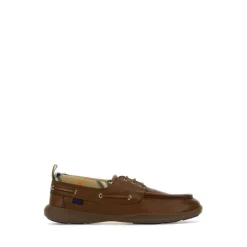 Chaussures bateau en cuir