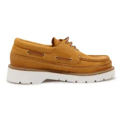 Chaussures de Bateau Explorer en Nubuck Camel