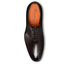 Chaussures Derby classiques en cuir noir