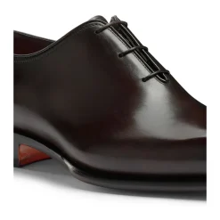 Chaussures Derby classiques en cuir noir
