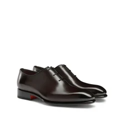 Chaussures Derby classiques en cuir noir