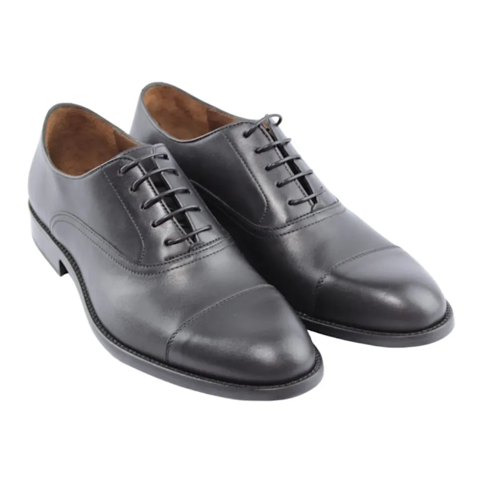 Chaussures Francesina en Veau Noir