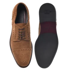 Chaussures à lacets en daim