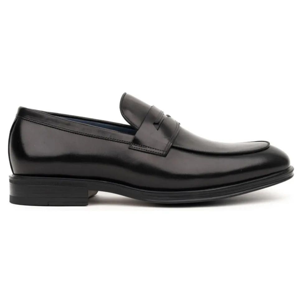 Chaussures Plates Formelles en Cuir Noir