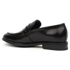 Chaussures Plates Formelles en Cuir Noir