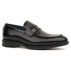 Chaussures Plates Formelles en Cuir Noir