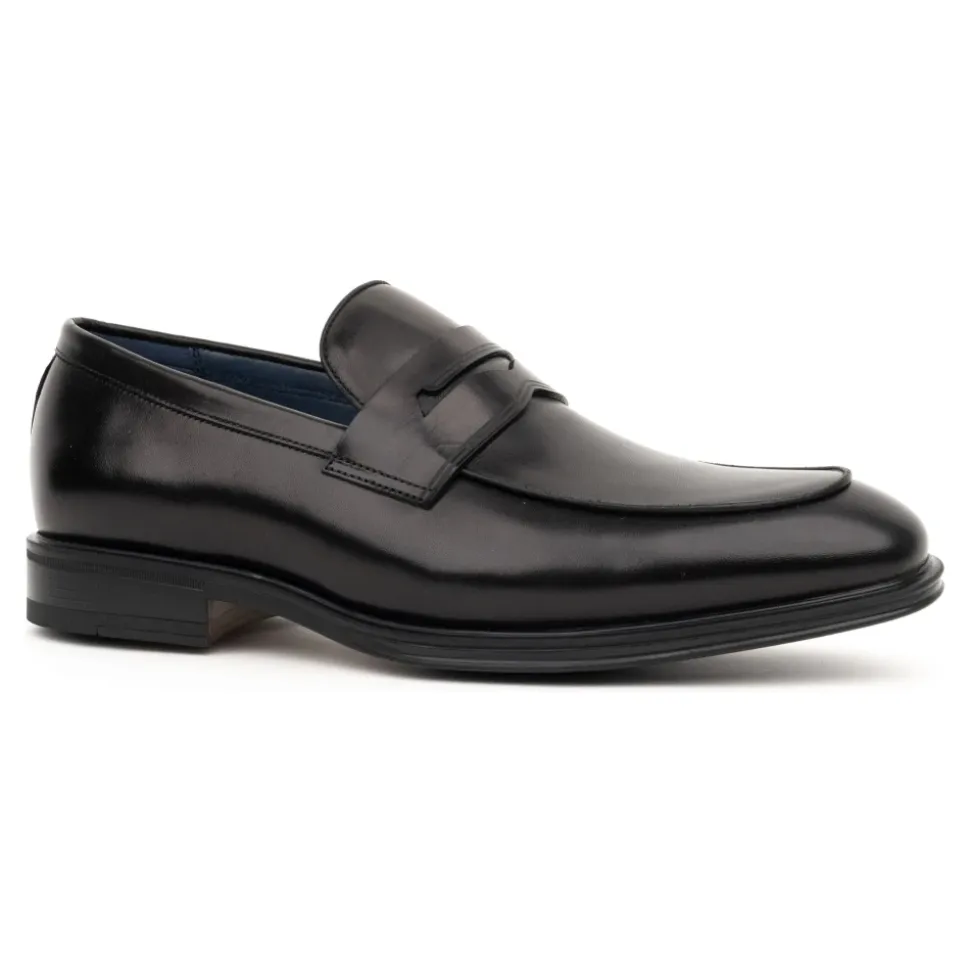 Chaussures Plates Formelles en Cuir Noir