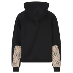 Check Hood Cotton Zip Hoodie