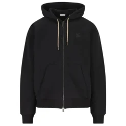 Check Hood Cotton Zip Hoodie