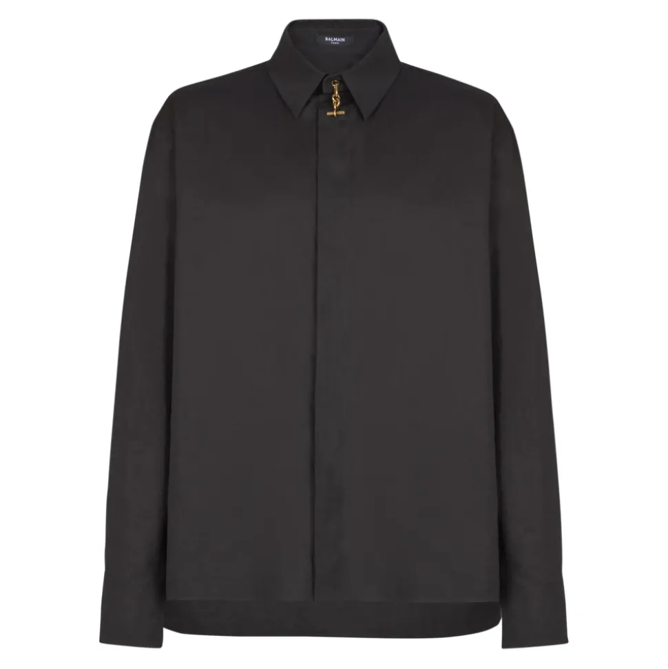 Chemise Asymétrique en Popeline