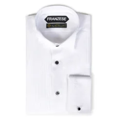 Chemise Blanche en Coton avec Broderie
