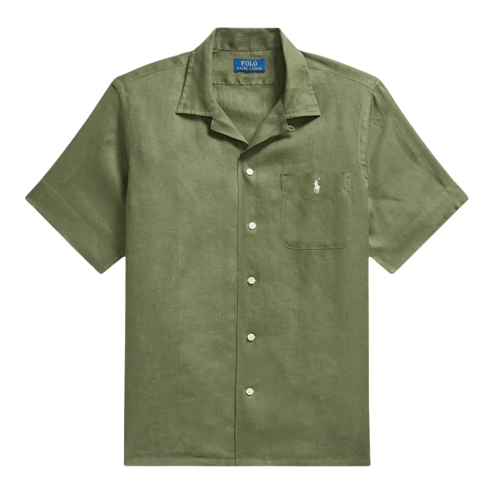 Chemise Camp Manches Courtes en Lin