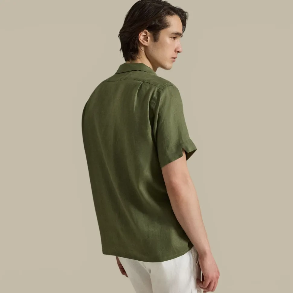 Chemise Camp Manches Courtes en Lin