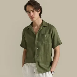 Chemise Camp Manches Courtes en Lin