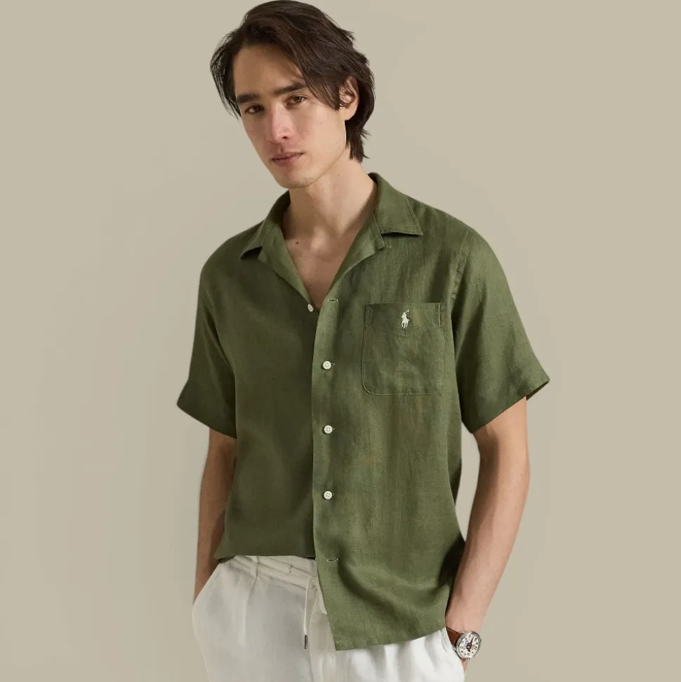 Chemise Camp Manches Courtes en Lin
