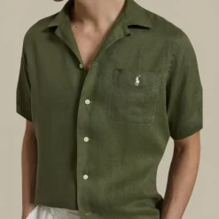 Chemise Camp Manches Courtes en Lin
