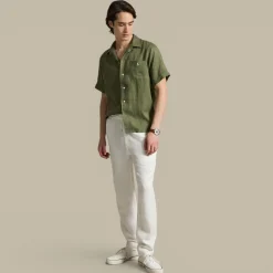 Chemise Camp Manches Courtes en Lin