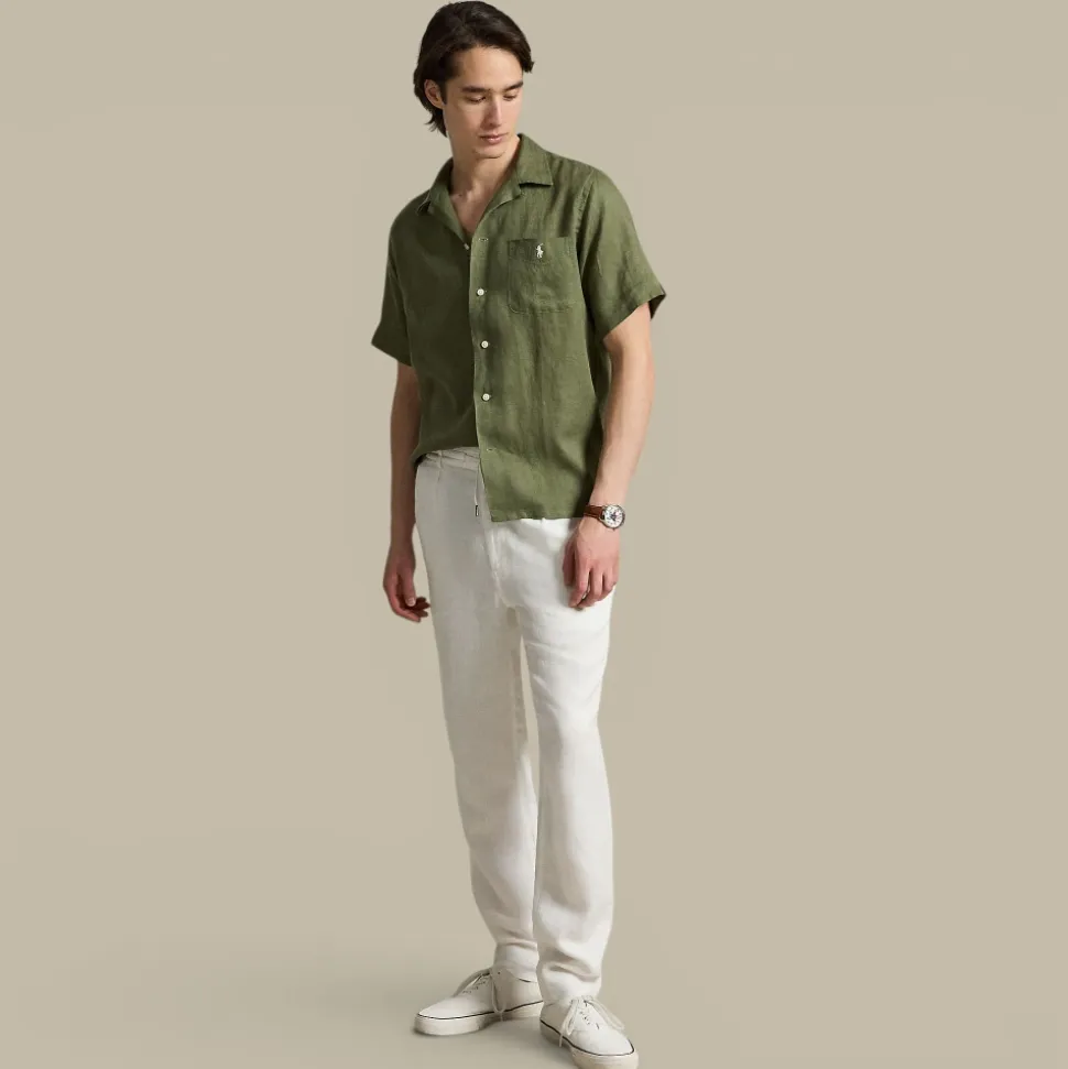 Chemise Camp Manches Courtes en Lin